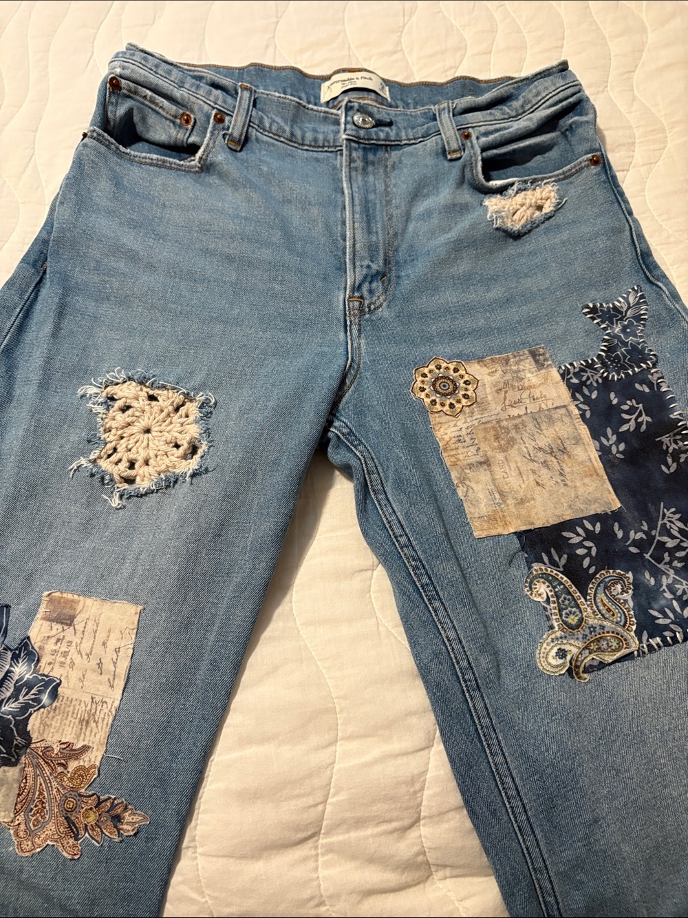 Embellished Abercrombie jeans